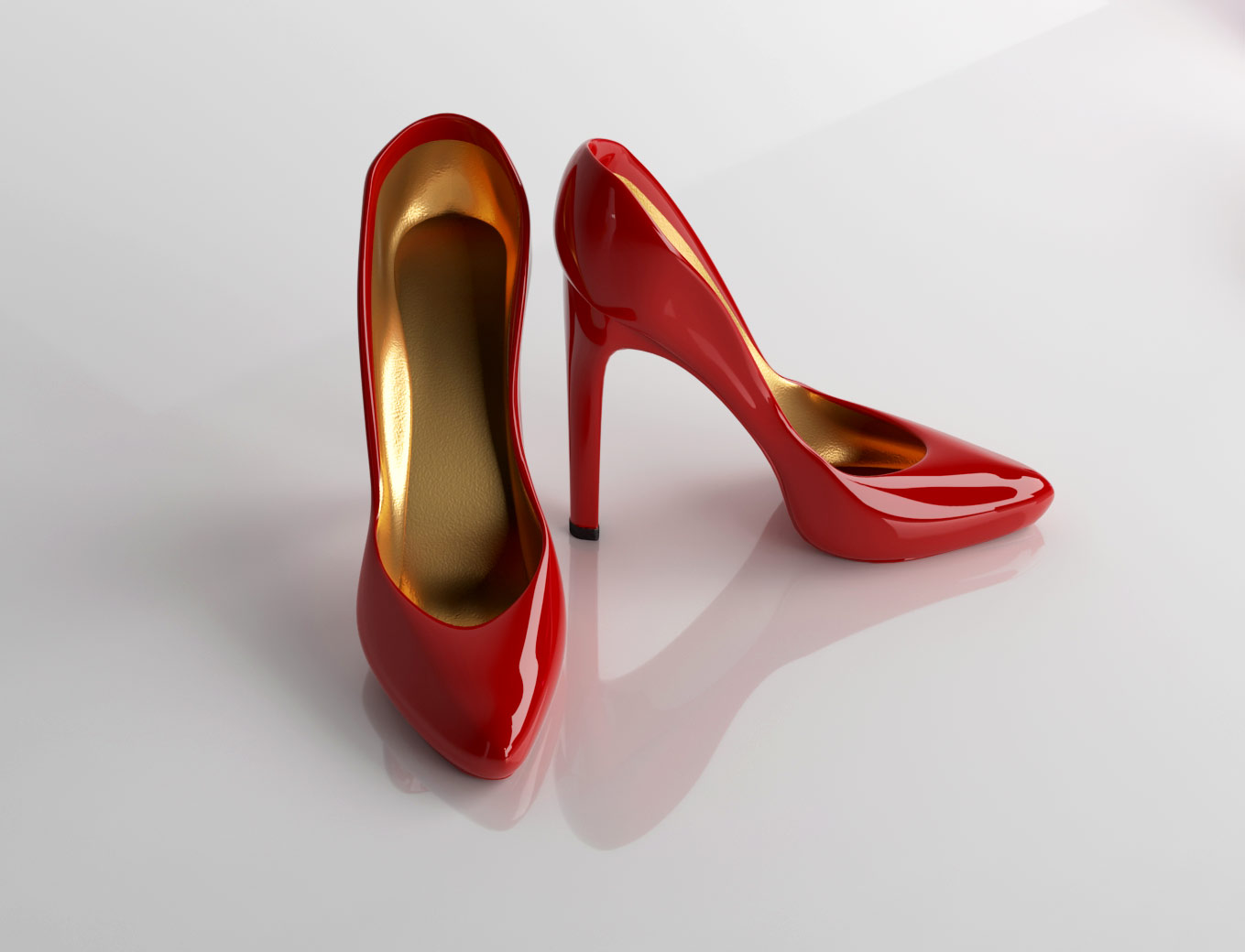 Modélisation 3D de chaussures, escarpins - Graphiste Designer 3D freelance