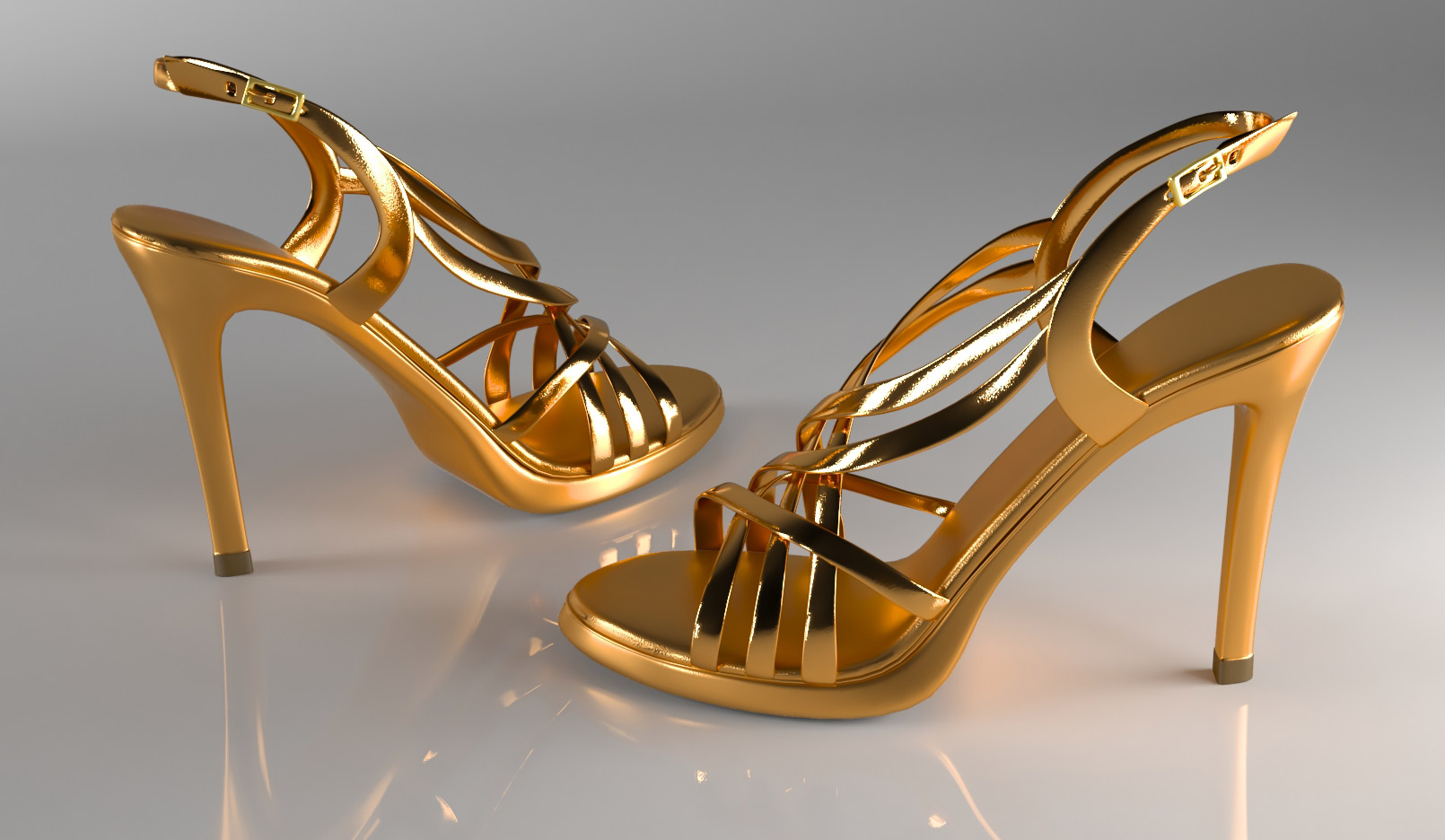3d freelance : Modélisation 3D de chaussures, sandales à talon - Graphiste 3D indépendant
