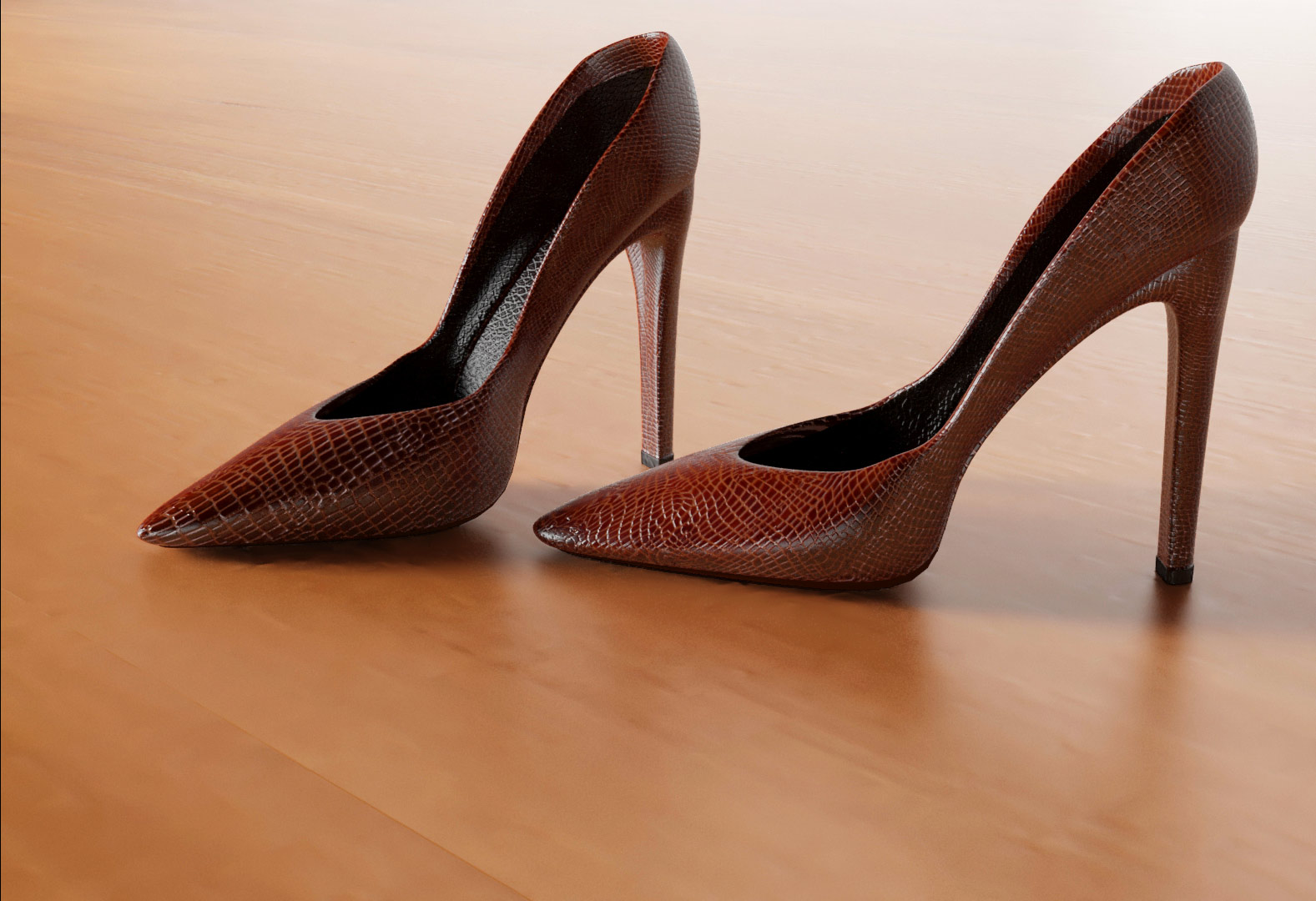 Modélisation 3D de chaussures, escarpins - Graphiste 3D freelance